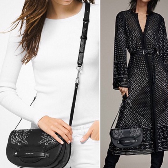 cary medium leather saddle bag